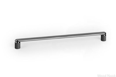 Uchwyt meblowy podłużny Fase 320 Aluminiowy Czarny Tytanowy Polerowany PVD
