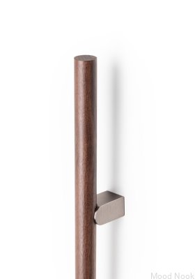 Kumo Wood Big 640 Holz Walnuss mit gebürstetem silbernen Aluminium