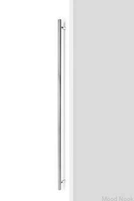 Boto Big 1024 Aluminium vernickelt polierter doppelseitiger länglicher Möbelgriff