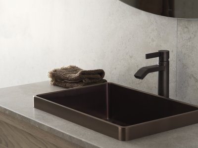 Einbauwaschbecken TA4328 Stahl PVD