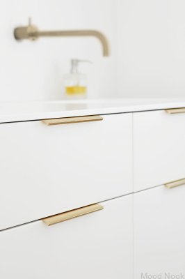 Uchwyt meblowy krawędziowy Edge Straight 40 Aluminiowy Czarny