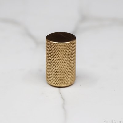 Möbelknopp Graf Gold Brushed Dark