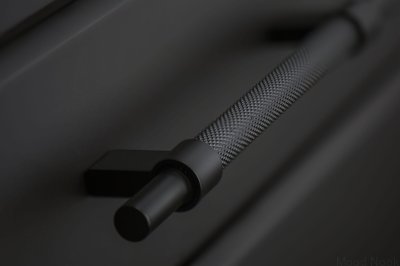 Uchwyt meblowy podłużny Pitch 128 Aluminiowy Czarny